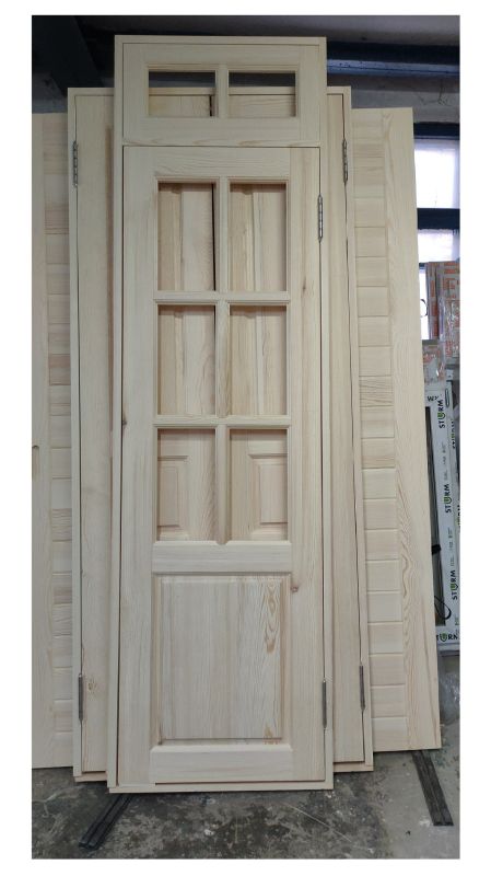 Двери деревянные сосновые, филенчатые