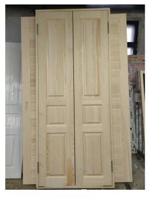 Дверной блок из массива