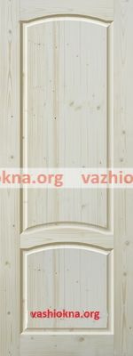 Сосновая деревянная дверь